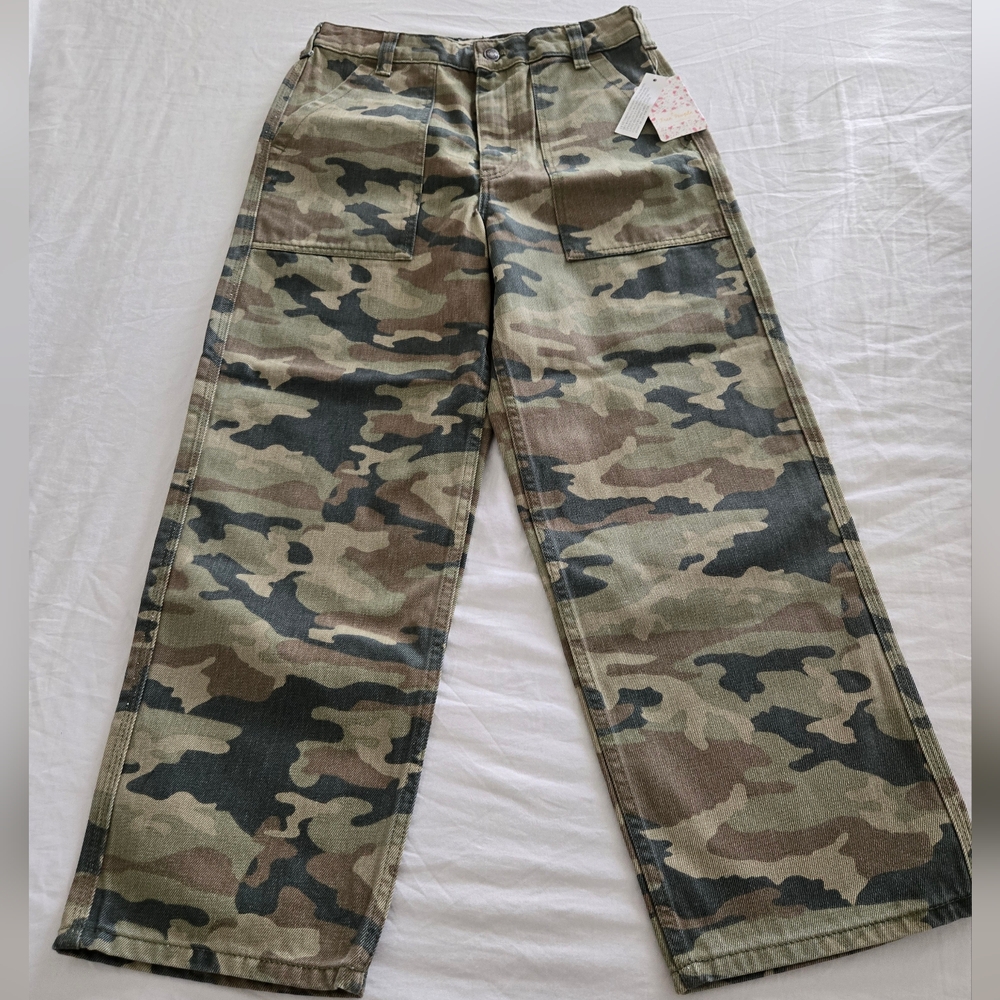 🌸Free People Remy Cargo Pants SZ 28 NWT - Picture 4 of 11